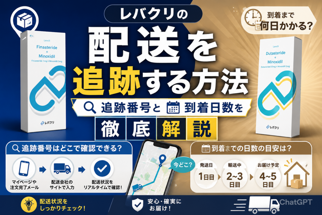 レバクリの配送を追跡する方法|追跡番号と到着日数を徹底解説